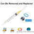 100pcs 3ml/cc 25G 5/8 inch16mmfor Industrial Scientific Accessories, Refilling Liquid, Individually Wrapped
