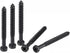 uxcell 25pcs Hex Lag Screws 1/4" x 2-1/2" Carbon Steel Phillips Head Half Thread Self-Tapping Bolts for Deck Building