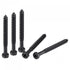 uxcell 10pcs Hex Lag Screws 1/4" x 2-1/2" Carbon Steel Phillips Head Self-Tapping Bolts