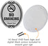 SmartSign Premium No Smoking Thank You Sign for Business & Home, 4" x 5" Aluminum with Adhesive Backing