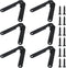 6 Pcs 180 Degree Rotatable Support Hinges, 9" Folding Lid Support Hinges