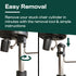 Office Chair Cylinder Removal Tool for Heavy Duty Pneumatic Gas Lift Piston, Universal Fit for Desk and Gaming Chairs