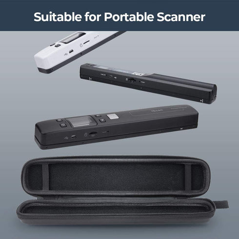 MUNBYN 10.5 1.6 1.2 x x Hard Travel Case for Iscan/Vupoint/ Magic Wand Portable Scanner, Shockproof/Water