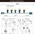 70 G15 Christmas Lights Warm White LED Glass Blubs Globe String Light Plug in ETL Certified Outdoor Indoor String Light