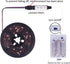 2M 6.56ft 3 Led Strip Lights Battery Powered RGB Battery Operated Led Battery Lights with Keys Controller Waterproof