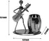 Metal Art Crafts Pencil & Pen Holder Display, Decorative Guitar Theme Desktop Organizer