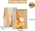 30 Pack Bread Bags for Homemade Bread Sourdough Bread Bags with Tin Strip Large Bakery Bags with Window Paper Bread