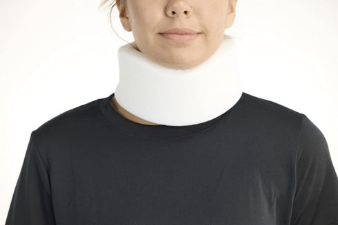 United Ortho Soft Neck Brace Cervical Collar, 2" Universal, White, Model 10002