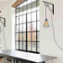 9.84FT E26 Bulb Plug in Hanging Light Fixture with Switch Base Socket, Industrial Pendant Lamp Light Cord with Twisted