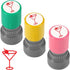 Play as Pro 3 Pack Martini Stamp,Self Inking Rubber Hand Stamp, Martini Glass Drink Stamp