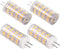 G4 LED Bulb 12V 5W: Bi-Pin Base Light Bulb, 40W Halogen Equivalent, Warm White 3000K, Not Dimmable, for Home and