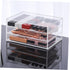Hemobllo Clear Drawer Organizer Stylish Storage Case for Home Office and Cosmetic Essentials for Sundry Items