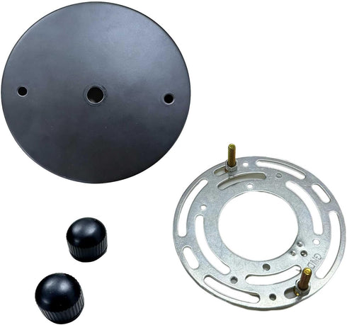 Shenmoyl Black Base Fittings for Connecting walls to Wall Sconce, Pendant Light