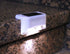 1 4 Pack Solar Powered Step Lights for Outdoor Stairs, Railing, Fence Post, Pathway, Yard, Patio - LED, White