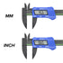 Electronic Digital Caliper Plastic Vernier Measuring Tool 0-6 Inch/0-150 mm with Extra Large LCD Screen Auto Off