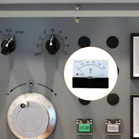 YOKIVE Analog Panel Voltmeter 44C2 DC-500V Volt Meter Tool for Circuit Testing Measurement Equipment, Rectangle Shape