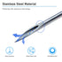 100 Pack 23G 1 Inch Lab Needles, Disposable Luer Lock Sterile Supplies