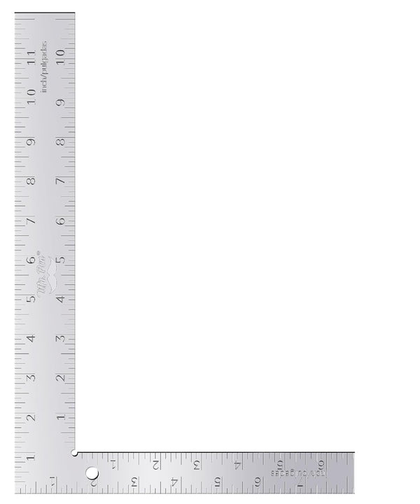 Mr. Pen Framing Square - 8 inch x 12 inch Silver Carpenter Square, Right Angle Ruler, Framing Tools