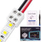 2-Pin 8mm Solderless LED Strip Connectors, Reliable and Easy-to-Install Solidly Connected LED Light Connectors