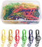 Music Paper Clips, 6 Colors, 100 Pcs Cute Funny Creative Music Coloured Plastic Alloy Office Stationery for Document