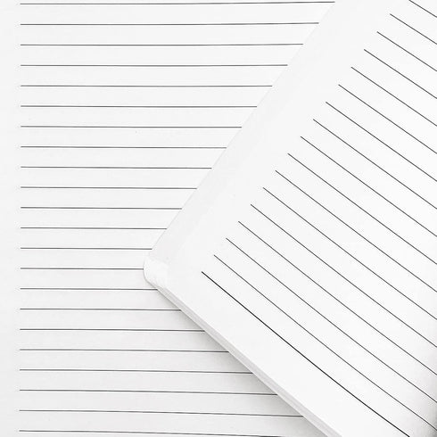 Notebook Journal - College Ruled Lined A5, 160 Pages, Hard Cover for Work Office School