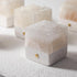 (1 Nature Crystal Passive Diffuser with Light Stone Essential Oil Diffuser Hand Carved Selenite Stone Night Light