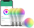 Broadlink Smart Bulb, 10W RGB Dimmable Wi-Fi LED Light Bulbs, Color Changing A19 800lm, 4-Pack