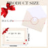 Gueevin 600 Pcs Mini Gift Card Envelopes, Holiday Gift Card Sleeves for Note Mailing, 3.69 x 2.69 in (Red)