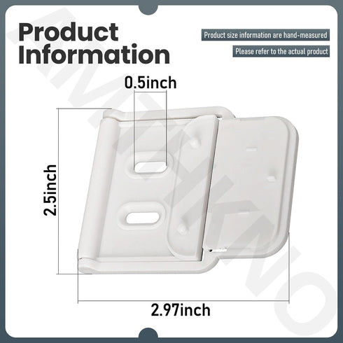 AMTHKNO (2nd Garage Door Bracket / Mount Compatible with R-ing Alarm Contact Sensor Gen) (Sensor Not Included) More