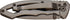 Smith & Wesson CK400 5.4in High Carbon S.S. Folding Knife with a 2.2in Drop Point Blade and Stainless Steel Handle for Outdoor, Tactical, Survival and EDC by Smith & Wesson