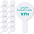 Zhehao Dry Erase Answer Paddles, 12 Pieces, Mini Handheld Double-Sided Boards for Christmas Games Party