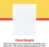 School Smart 85243 Cursive Ruled Notebook Paper, 8 in x 10 1/2 in, Ream of 500, White - 085243