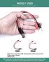 BNC Test Leads, BNC (F) to Stackable Pin Tip Plugs, Multimeter Breakout Cable