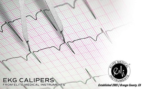 EMI Basix HOT Pink EKG ECG Medical Calipers - EKG-101-HP