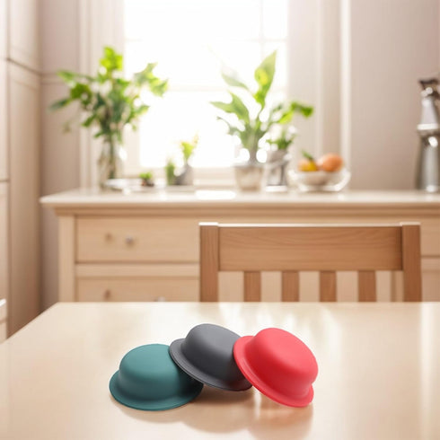 Wrenmor 3-Pack, Silicone Pot Lid Knob And Handle Cover Heat-Resistant Non-Slip Design For Secure Grip On Hot Cookware