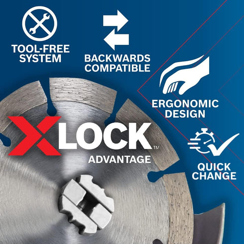 BOSCH MGX0100 2 In. X-LOCK Clip for Mounting Backing Pad on X-LOCK Mount