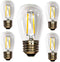Warm White S14 LED Filament Bulbs - Patio String Light Replacement Bulbs