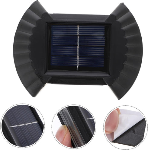 Solar Powered Wall Light - Elegant Outdoor Garden Lamp