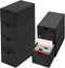 aopule 6Packs 3x5 Index Card Box,Index Card Organizer Box with Lid,Hold 6000 Cards,Black