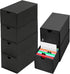 aopule 6Packs 3x5 Index Card Box,Index Card Organizer Box with Lid,Hold 6000 Cards,Black