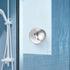 Set 2 of Stainless Steel Suction Cup Grab Bars for Bathroom and Cabinet Use