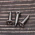 #4 x 3/8" (200 pcs) Flat Head Sheet Metal Screws, 304 Stainless Steel, Phillips Drive, Self Tapping