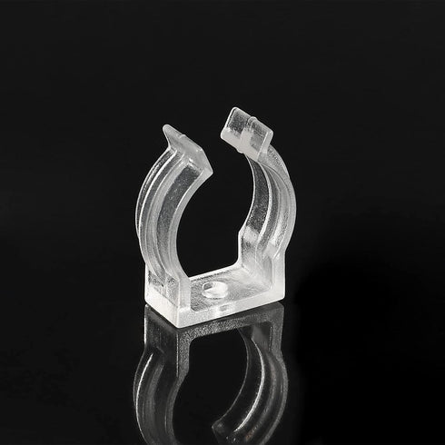 Bulbs Pack 10 MECCANIXITY U Clips Holder Bracket Fluorescent Tube Light Fixture Plastic Pipe Clamps with Screws for LED