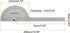 Stainless Steel Angle Protractor 0-180 Degrees Measuring Ruler with 20cm/7.87" Round Head for Woodworking
