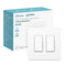 Kasa Smart Switch 2-Gang HS200-2, Single Pole,Neutral Wire Required, 2.4GHz Wi-Fi Light