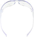 3.0x Z87.1 Global Vision Rider Bifocal Safety Motorcycle Riding Sunglasses Clear Frame Clear Magnification Clear Lens