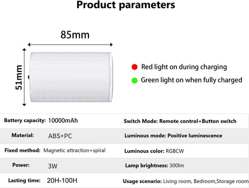 eypid 1 Pack Bulb Sconce,10000 Bulbs,3CCT 12 Bulb 16-40 Replacement for Battery Operated Wall Mah Battery Operated