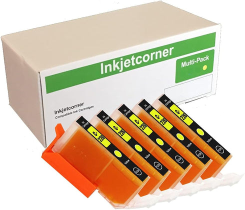 Inkjetcorner Compatible Ink Cartridges for CLI-226, Replacement for iX6520 MG5120 MG5220 (Yellow, 5-Pack)