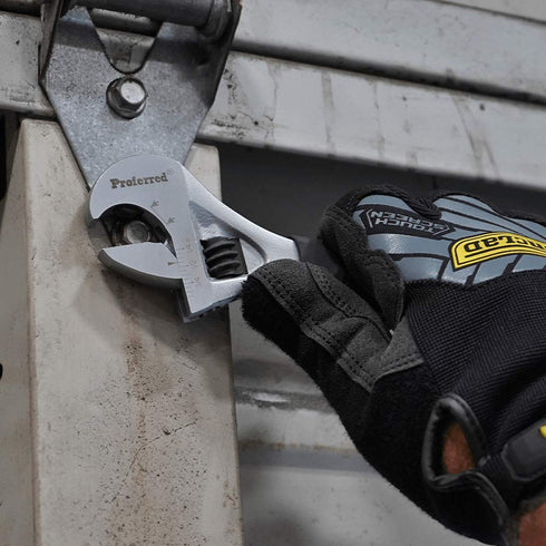 Proferred T09002 8" Ratcheting Adjustable Wrench, Matte Finish