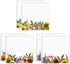 Wildflower Sticky Note Pads, 3" x 3" Botanical Sticky Notes, Set of 6 Pads, 50 Sheets Per Pad, Made in The USA